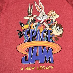 NWT Space Jam A New Legacy LARGE Tshirt Bugs Taz Daffy Lola Bunny Wile E Coyote